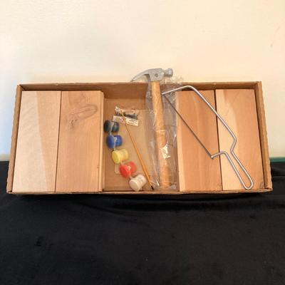 LOT 142: Vintage Toys / Games in Original Boxes - Woodshop ToyMaker, Speedball and Estes T-Bolt Air Rocket