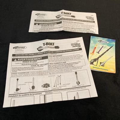 LOT 142: Vintage Toys / Games in Original Boxes - Woodshop ToyMaker, Speedball and Estes T-Bolt Air Rocket