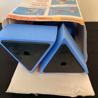 LOT 143: Fitness Collection - CCM Tyke Expandable Ice Skates, Aqua Jogger Deltabells, Replacement Wheels, Free Spirit Skateboard and RVCA...