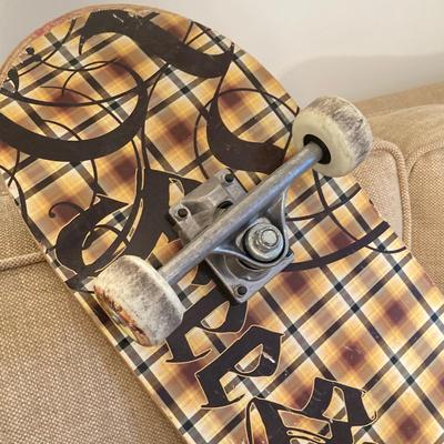 LOT 143: Fitness Collection - CCM Tyke Expandable Ice Skates, Aqua Jogger Deltabells, Replacement Wheels, Free Spirit Skateboard and RVCA...