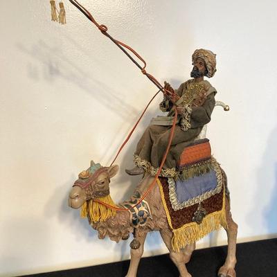 LOT 144: Three Wise Men / Kings on Camels Statue / Figurine Set