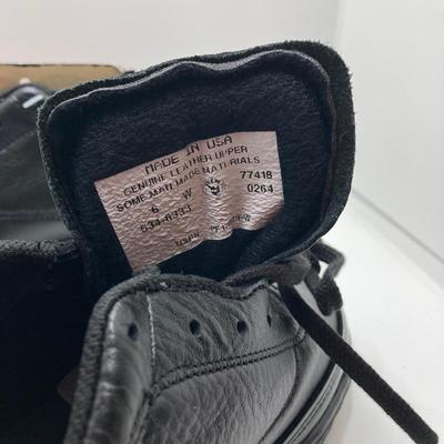 LOT 146: Lady Thorogood Classic Work Shoe Size 6 and L.B. Evans Men's 8346 Size 9.5 Leather Upper Shoe