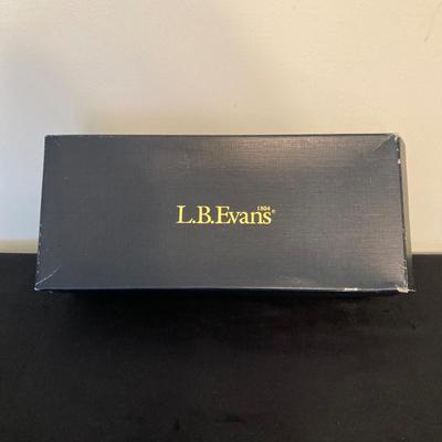 LOT 146: Lady Thorogood Classic Work Shoe Size 6 and L.B. Evans Men's 8346 Size 9.5 Leather Upper Shoe