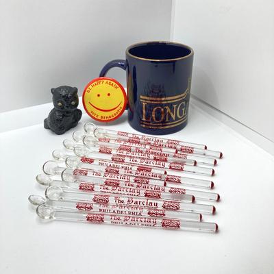 LOT 147: Vintage This and That Collection - Longaberger Mug, Alice in Puzzleland / Pondsnag Puzzles, The Barclay Philadelpha Glass...