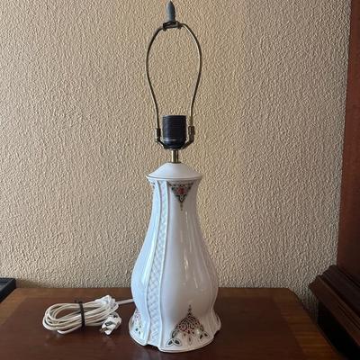Royal Tara Irish Fine Bone China Table Lamp Base with Celtic Knot Design