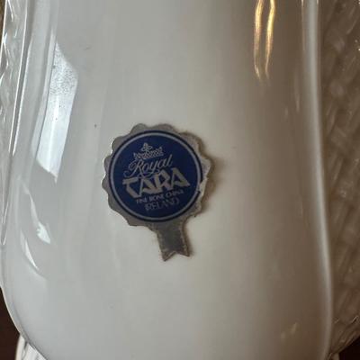 Royal Tara Irish Fine Bone China Table Lamp Base with Celtic Knot Design