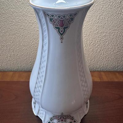 Royal Tara Irish Fine Bone China Table Lamp Base with Celtic Knot Design
