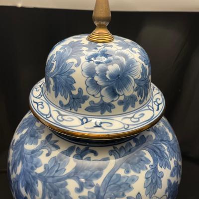 Blue and White Porcelain Ginger Jar Table Lamp (BD-BC*)