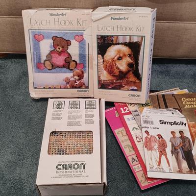 LOT 164: Large Collection of Vintage Embroidery and Sewing Patterns