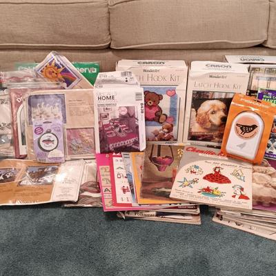 LOT 164: Large Collection of Vintage Embroidery and Sewing Patterns