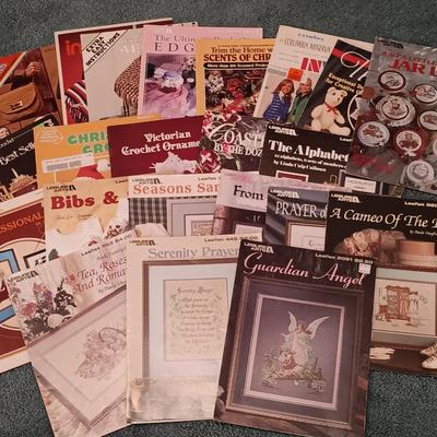 LOT 164: Large Collection of Vintage Embroidery and Sewing Patterns