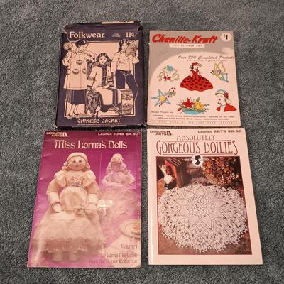 LOT 164: Large Collection of Vintage Embroidery and Sewing Patterns