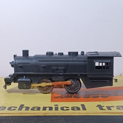 LOT 166: Vintage Marx Coal Tender and NYC Caboose with Other Metal O Gauge Train Cars, Metal Track & Train Magazines