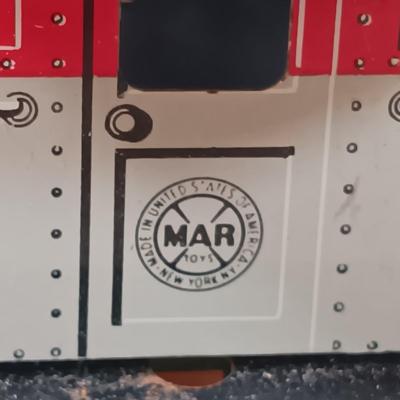 LOT 166: Vintage Marx Coal Tender and NYC Caboose with Other Metal O Gauge Train Cars, Metal Track & Train Magazines