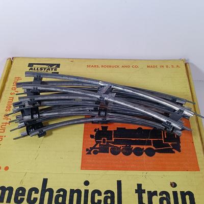 LOT 166: Vintage Marx Coal Tender and NYC Caboose with Other Metal O Gauge Train Cars, Metal Track & Train Magazines