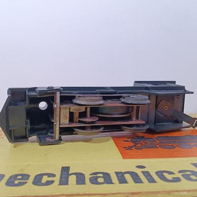 LOT 166: Vintage Marx Coal Tender and NYC Caboose with Other Metal O Gauge Train Cars, Metal Track & Train Magazines