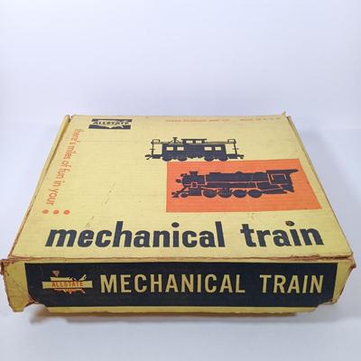 LOT 166: Vintage Marx Coal Tender and NYC Caboose with Other Metal O Gauge Train Cars, Metal Track & Train Magazines
