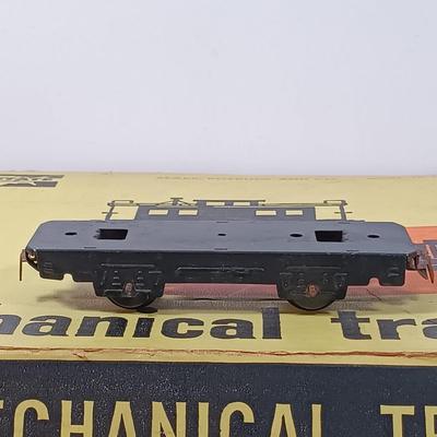 LOT 166: Vintage Marx Coal Tender and NYC Caboose with Other Metal O Gauge Train Cars, Metal Track & Train Magazines
