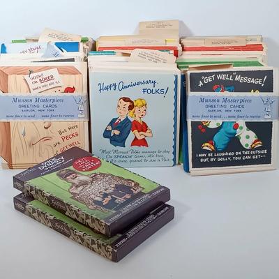 LOT 168: Vintage Munson Masterpiece Greeting Cards with Duck Dynasty Valentine Card Sets