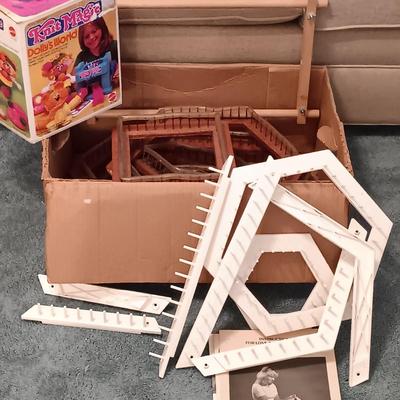 LOT 165: Vintage Golden Hands Textile Craft Books, Kenner Knit Magic & Wood and Plastic Looms