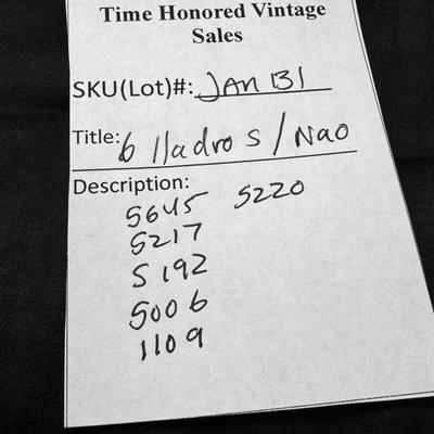 Sale Photo Thumbnail #486: 6 Lladro or Nao figurines all in perfect condition. No original boxes or COA. Can be shipped  double double boxed. These Lladros were part of a large collection from an avid Lladro fan. being sold now to benefit the family.