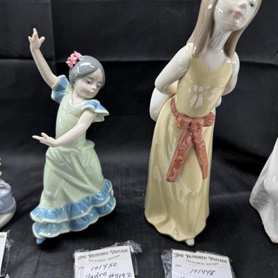 Sale Photo Thumbnail #477: 6 Lladro or Nao figurines all in perfect condition. No original boxes or COA. Can be shipped  double double boxed. These Lladros were part of a large collection from an avid Lladro fan. being sold now to benefit the family.