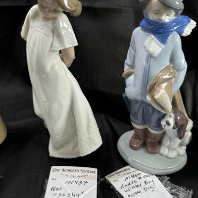 Sale Photo Thumbnail #478: 6 Lladro or Nao figurines all in perfect condition. No original boxes or COA. Can be shipped  double double boxed. These Lladros were part of a large collection from an avid Lladro fan. being sold now to benefit the family.