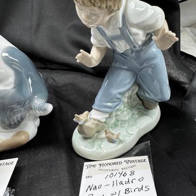 Sale Photo Thumbnail #493: 6 Lladro or Nao figurines all in perfect condition. No original boxes or COA. Can be shipped  double double boxed. These Lladros were part of a large collection from an avid Lladro fan. being sold now to benefit the family.