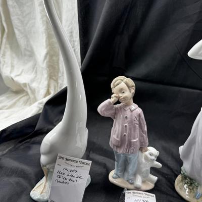 Sale Photo Thumbnail #504: 6 Lladro or Nao figurines all in perfect condition. No original boxes or COA. Can be shipped  double double boxed. These Lladros were part of a large collection from an avid Lladro fan. being sold now to benefit the family. The two clowns are made in Chin