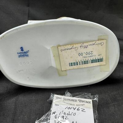 Sale Photo Thumbnail #513: 6 Lladro or Nao figurines all in perfect condition. No original boxes or COA. Can be shipped  double double boxed. These Lladros were part of a large collection from an avid Lladro fan. being sold now to benefit the family. The two clowns are made in Chin