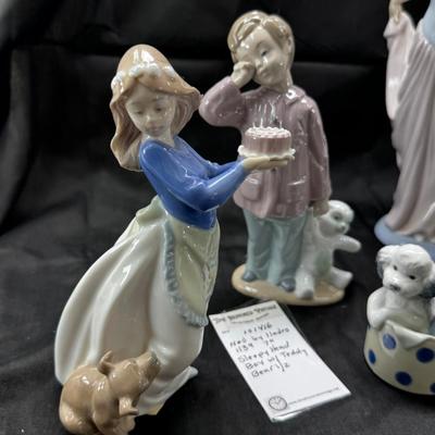 Sale Photo Thumbnail #523: 6 Lladro or Nao figurines all in perfect condition. No original boxes or COA. Can be shipped  double double boxed. These Lladros were part of a large collection from an avid Lladro fan. being sold now to benefit the family.