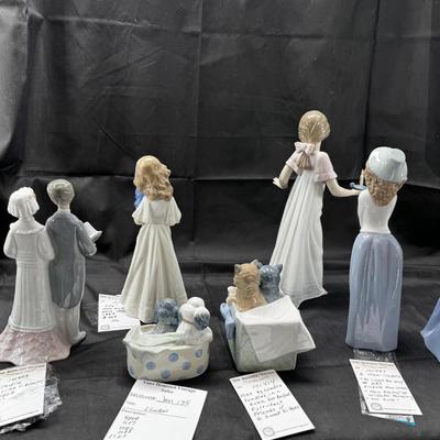 Sale Photo Thumbnail #547: 6 Lladro or Nao figurines all in perfect condition. No original boxes or COA. Can be shipped  double double boxed. These Lladros were part of a large collection from an avid Lladro fan. being sold now to benefit the family.