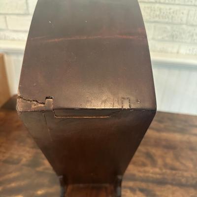 Vintage Rosewood Display Shelf with Open Compartments