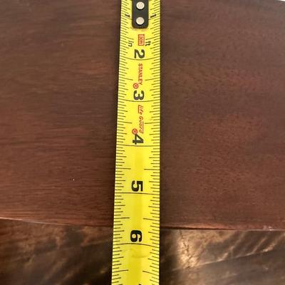 Vintage Rosewood Display Shelf with Open Compartments