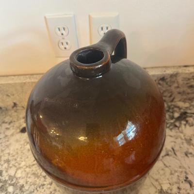 Antique Peoria Pottery Co. Stoneware Jug with Handle