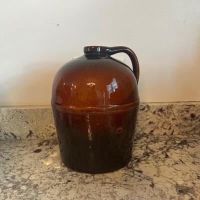 Antique Peoria Pottery Co. Stoneware Jug with Handle