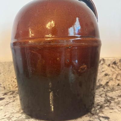 Antique Peoria Pottery Co. Stoneware Jug with Handle