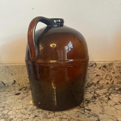 Antique Peoria Pottery Co. Stoneware Jug with Handle