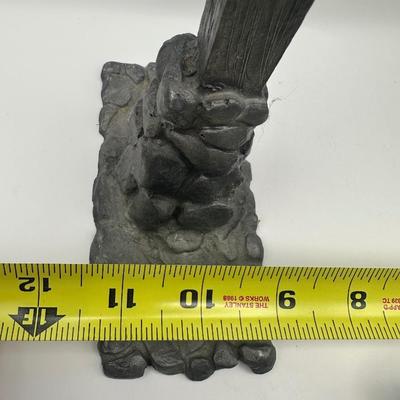 Michael Ricker (Rawcliffe) Pewter Nativity Set with Stable, Made in USA