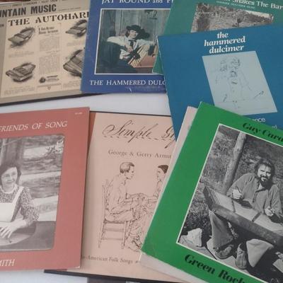 Assortment of Vinyl Albums Dulcimer, Folk Music, Blue Grass, Other Choice D