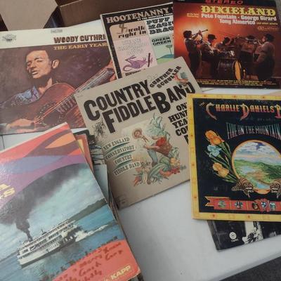 Assortment of Vinyl Albums Country Rock, Bluegrass, Other Choice E