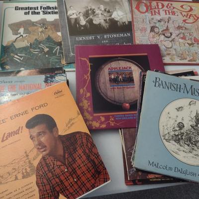 Assortment of Vinyl Albums Country Rock, Bluegrass, Other Choice E