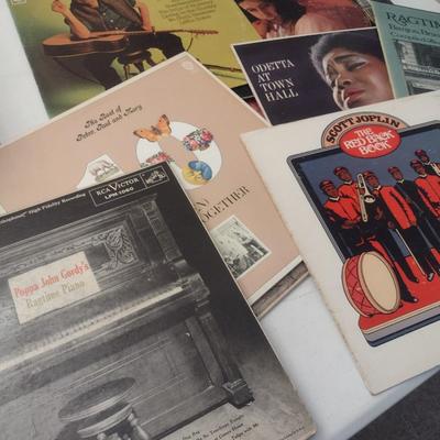 Assortment of Vinyl Albums Pop, Rock, Ragtime, Other Choice F