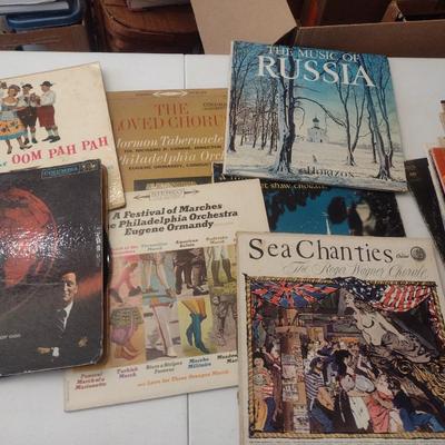 Assortment of Vinyl Albums Ethnic, Cultural, Medieval World Music Other Choice G