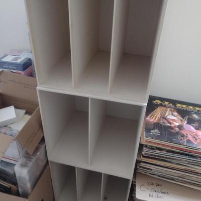 Three Tier Vinyl Record Storage Cubicles