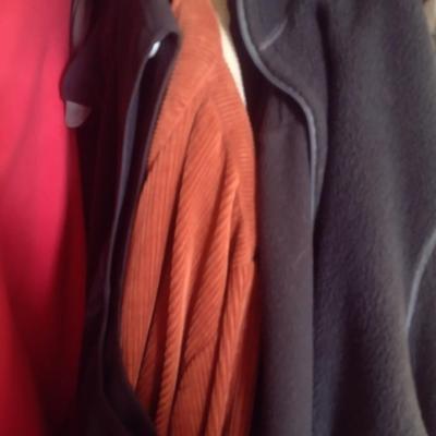 Closet Full of Woman's Clothing Jackets and Sweaters Coldwater Creek, L.L. Bean, Other Mostly 2 and 3X Choice A