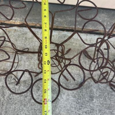 Three Wrought Iron Garden Plant Stands
