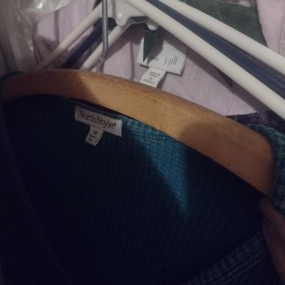 Closet Full of Woman's Clothing Blouses, Shirts, Pants, Eddie Bauer, Coldwater Creek, L.L. Bean, Other Mostly 2 and 3X Choice B