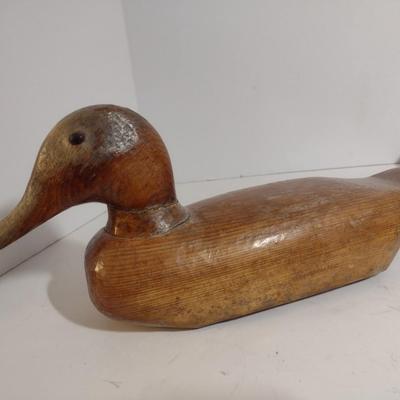 Set of Three Vintage Hand Carved Wood Decoy Ducks