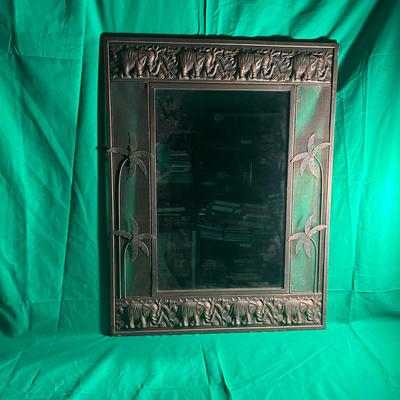 Bronze-Look Rectangular Mirror